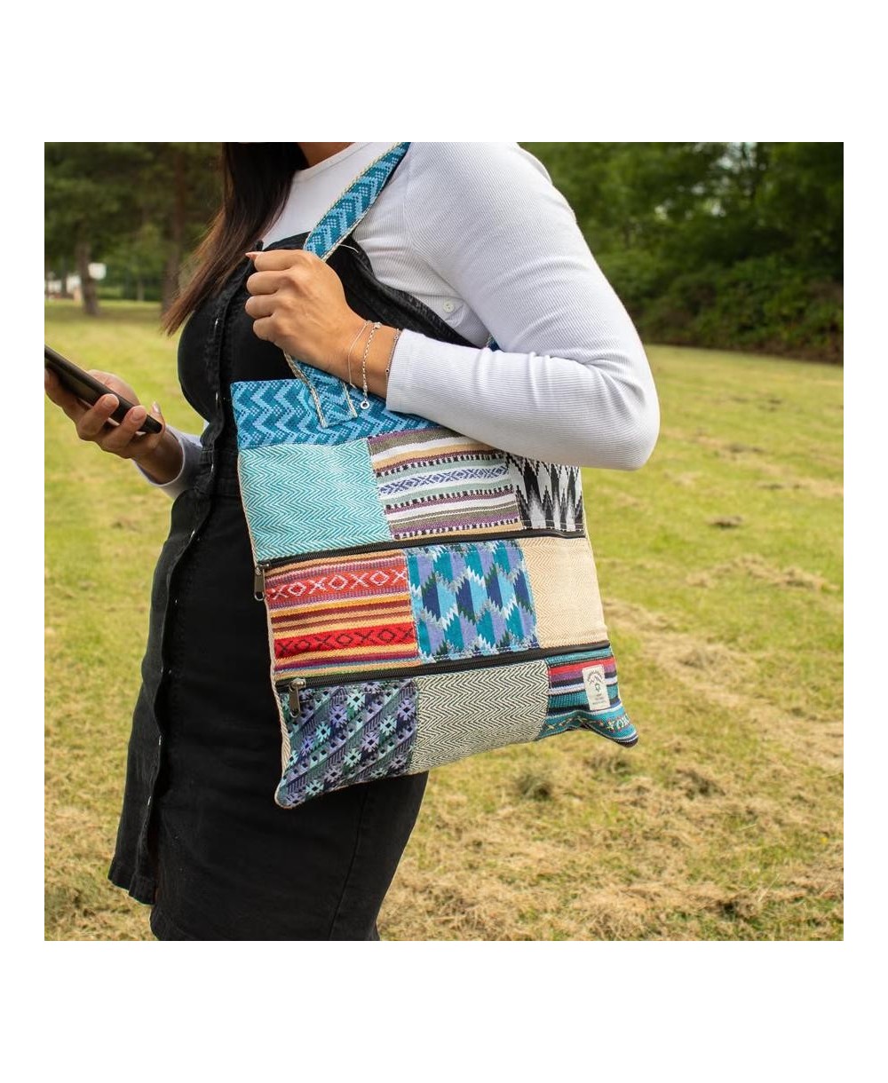 Bolso tote ecológico con patchwork tradicional
