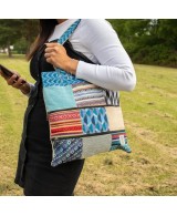 Bolso tote ecológico con patchwork tradicional