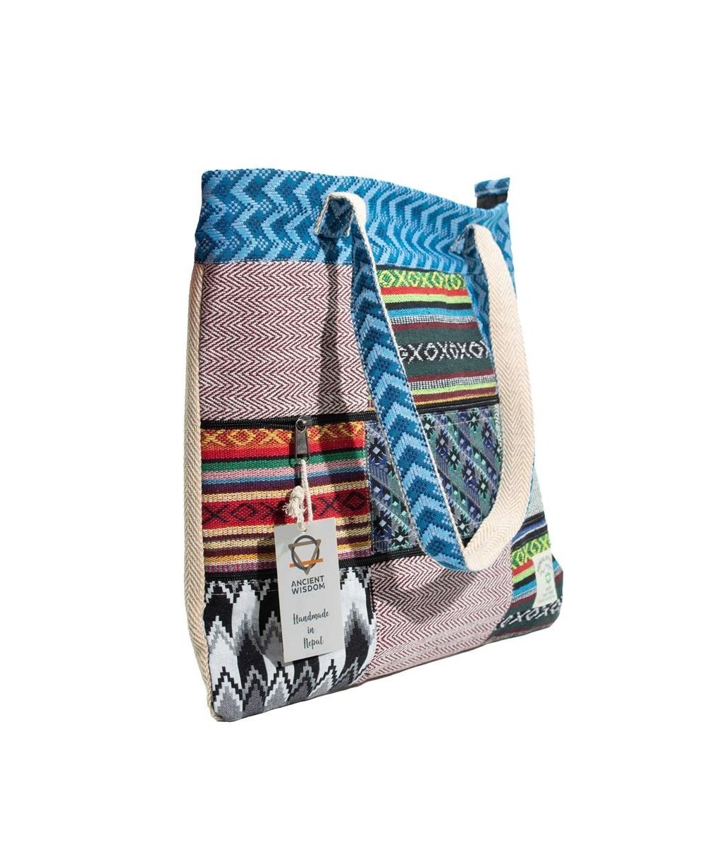Bolso tote ecológico con patchwork tradicional