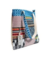 Bolso tote ecológico con patchwork tradicional