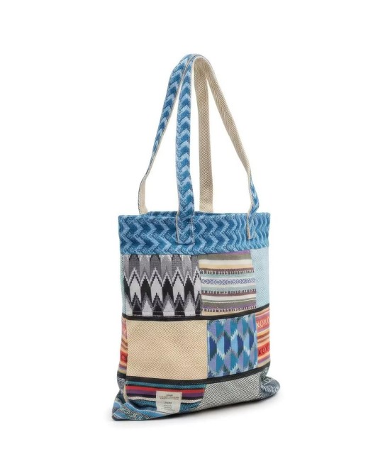 Bolso tote ecológico con patchwork tradicional