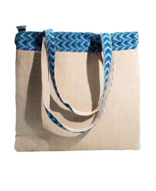 Bolso tote ecológico con patchwork tradicional