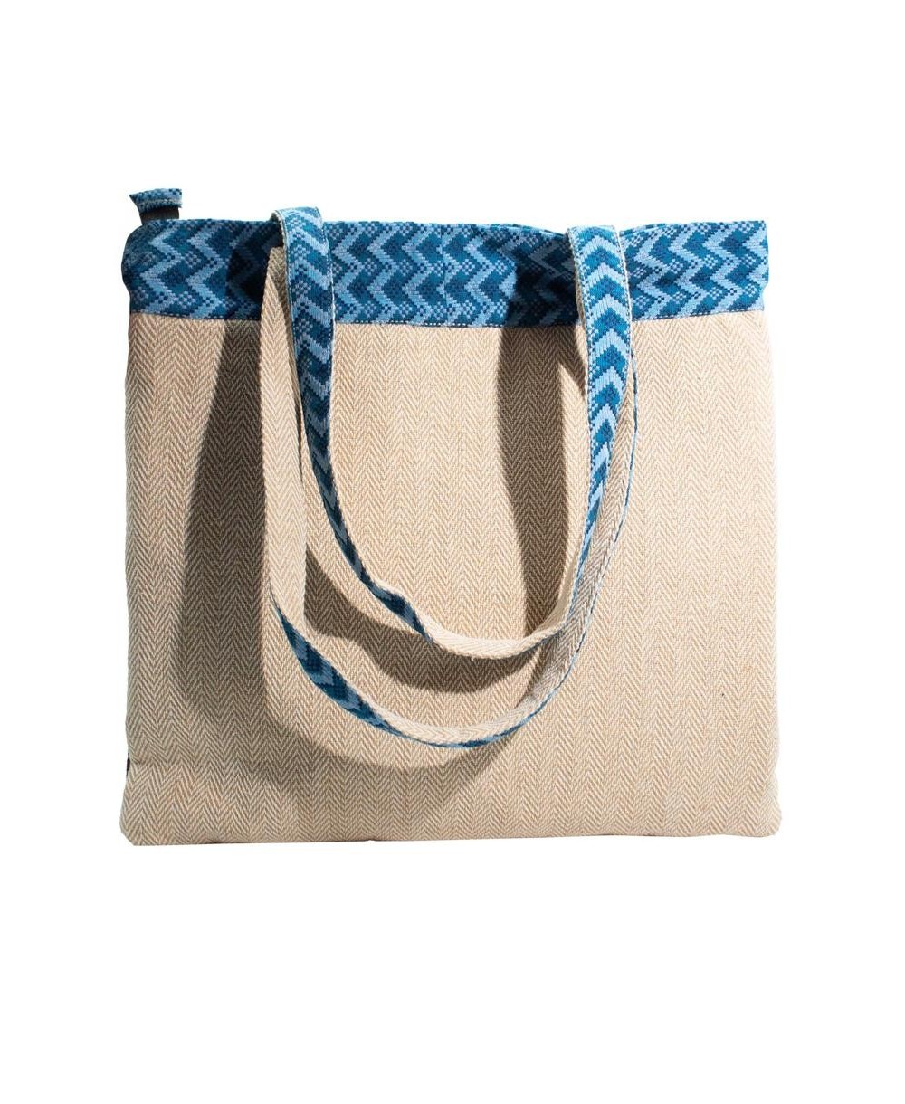Bolso tote ecológico con patchwork tradicional