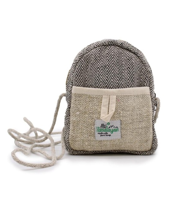 Bolsa para móvil de cáñamo con cordón ajustable
