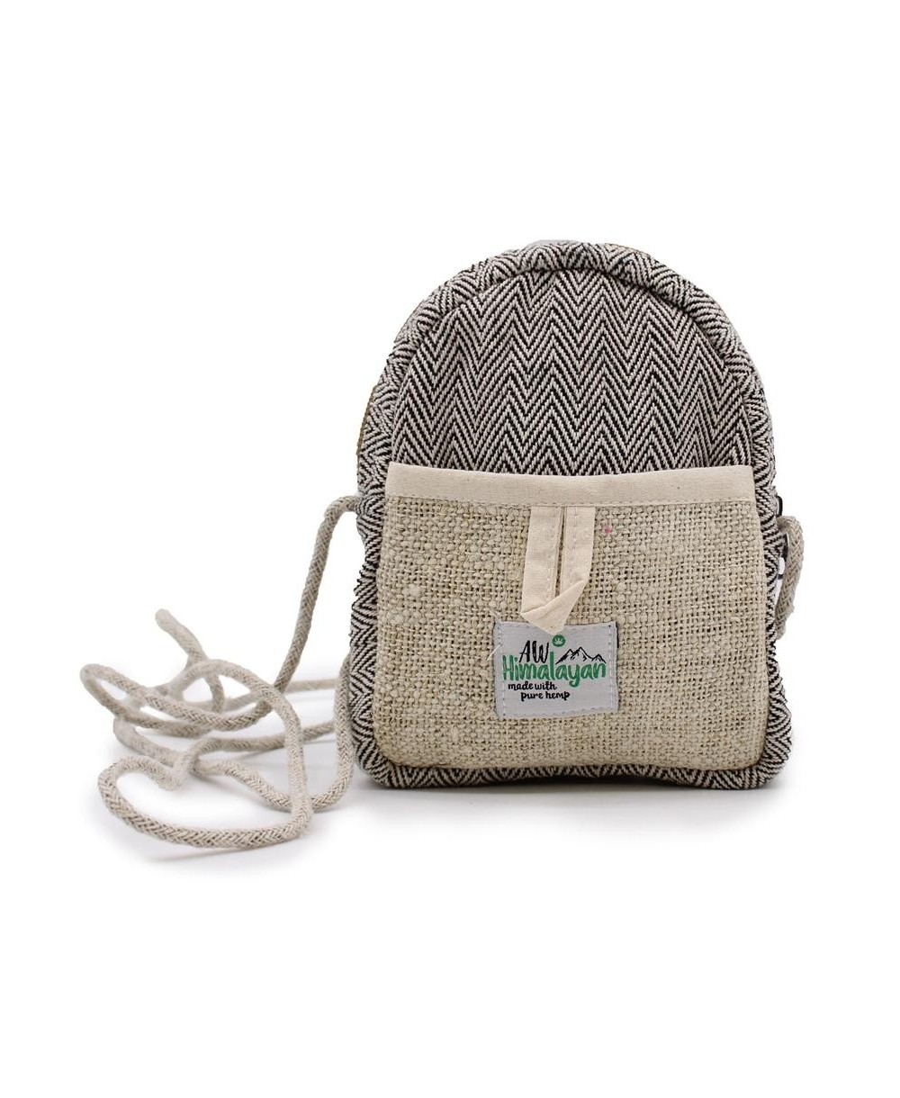 Bolsa para móvil de cáñamo con cordón ajustable