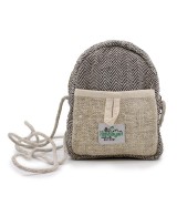 Bolsa para móvil de cáñamo con cordón ajustable