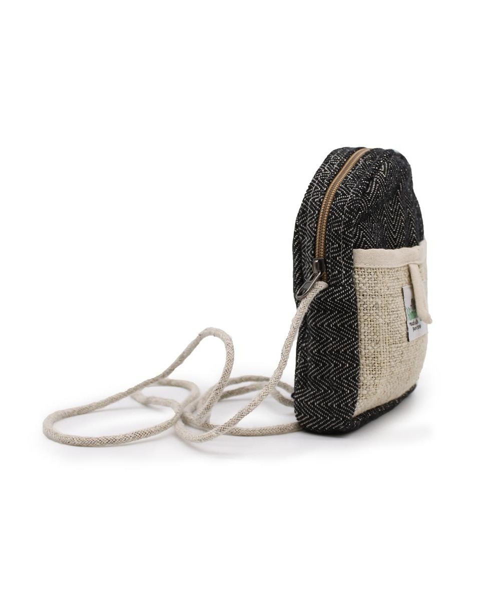 Bolsa para móvil de cáñamo con cordón ajustable