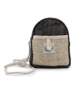Bolsa para móvil de cáñamo con cordón ajustable