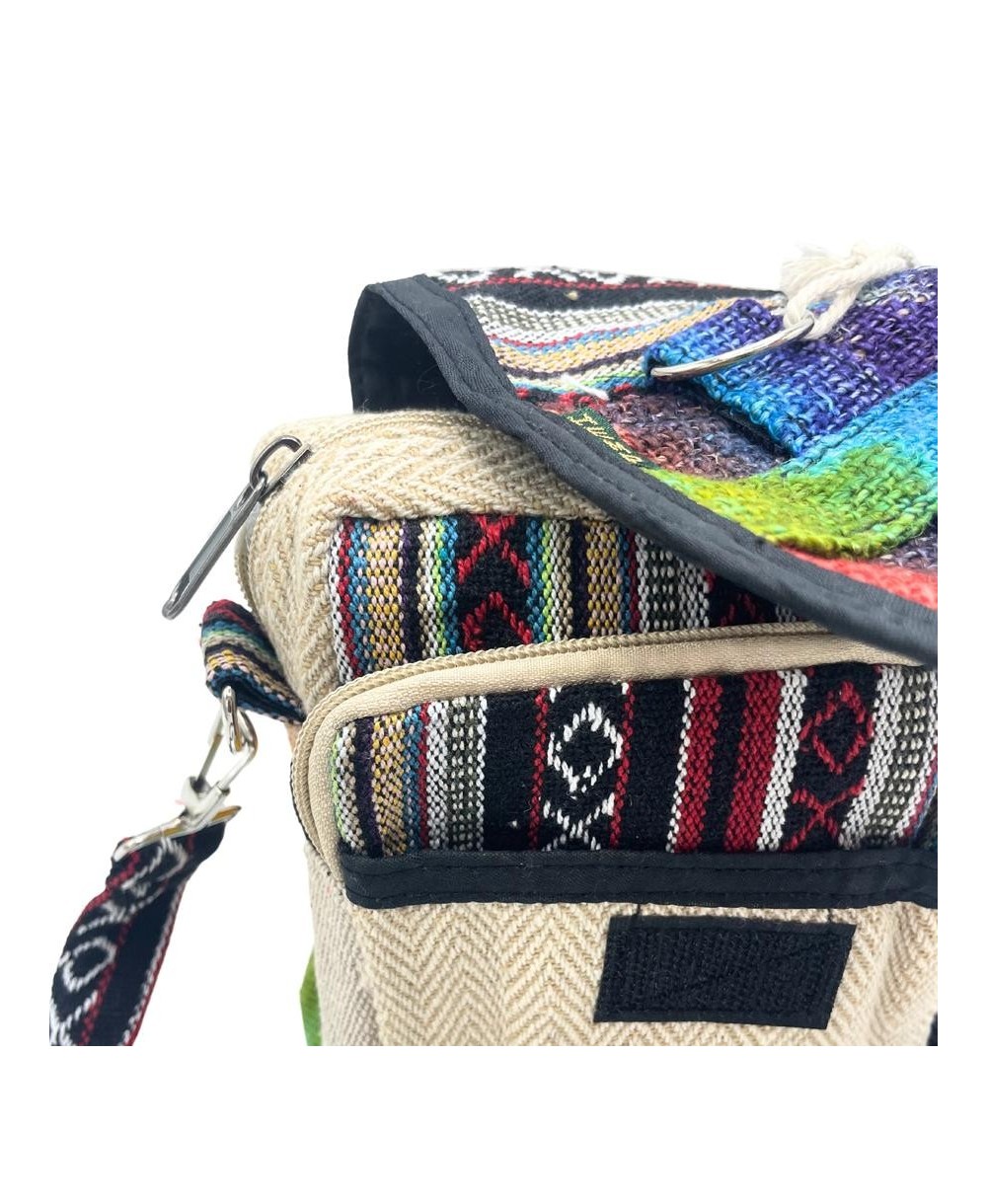 Bolso bandolera de cáñamo tie dye