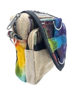 Bolso bandolera de cáñamo tie dye