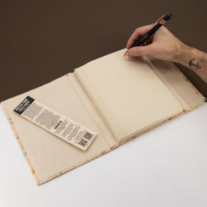 Cuadernos de algodón reciclado multicolor con papel Lokta