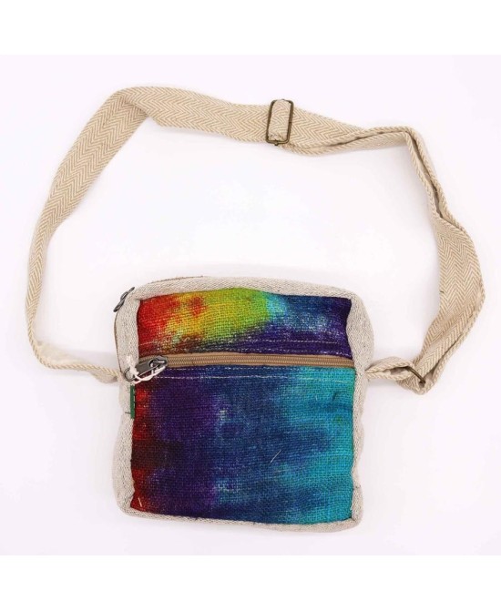 Bandolera unisex fabricada artesanalmente en Nepal
