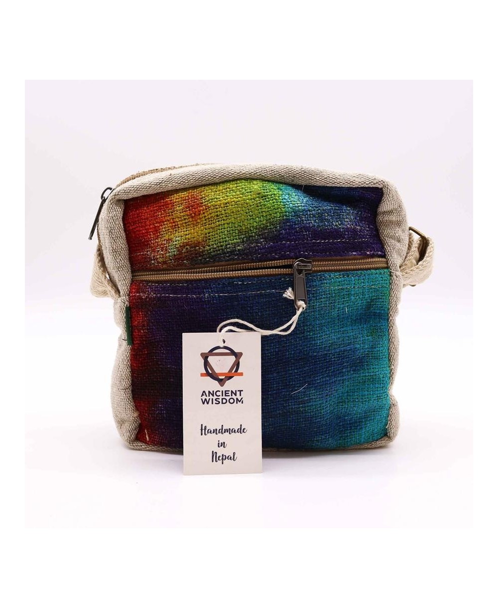 Bandolera unisex fabricada artesanalmente en Nepal