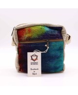Bandolera unisex fabricada artesanalmente en Nepal