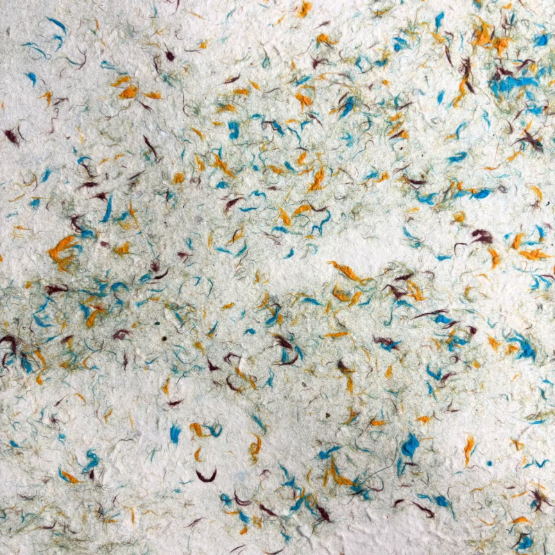 Papel Lokta Algodón Verde para manualidades.