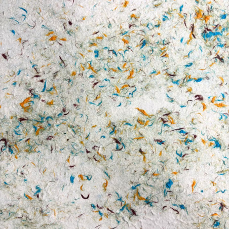 Papel Lokta Algodón Verde para manualidades.