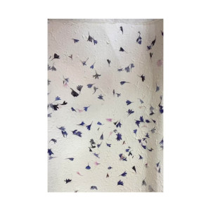 Presentación del Papel Lokta Pétalos de Aciano.