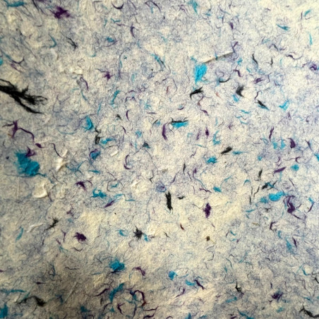 Presentación del Papel Lokta Algodón Azul.