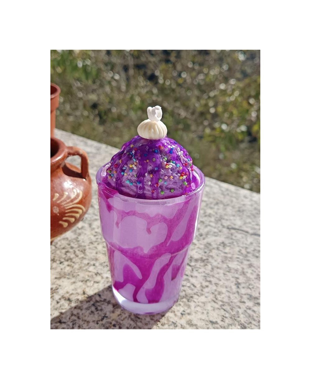 Vela Decorativa Sorbete Artesanal