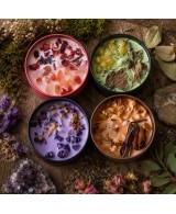 Vela de Soja con Cristales Naturales