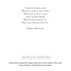 Mensaje de las Velas Botánicas de Soja Agnes Cat Windermere.