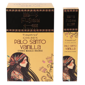 Incienso Palo Santo Dorado con aromas naturales