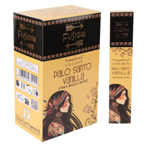 Incienso Palo Santo Dorado con aromas naturales