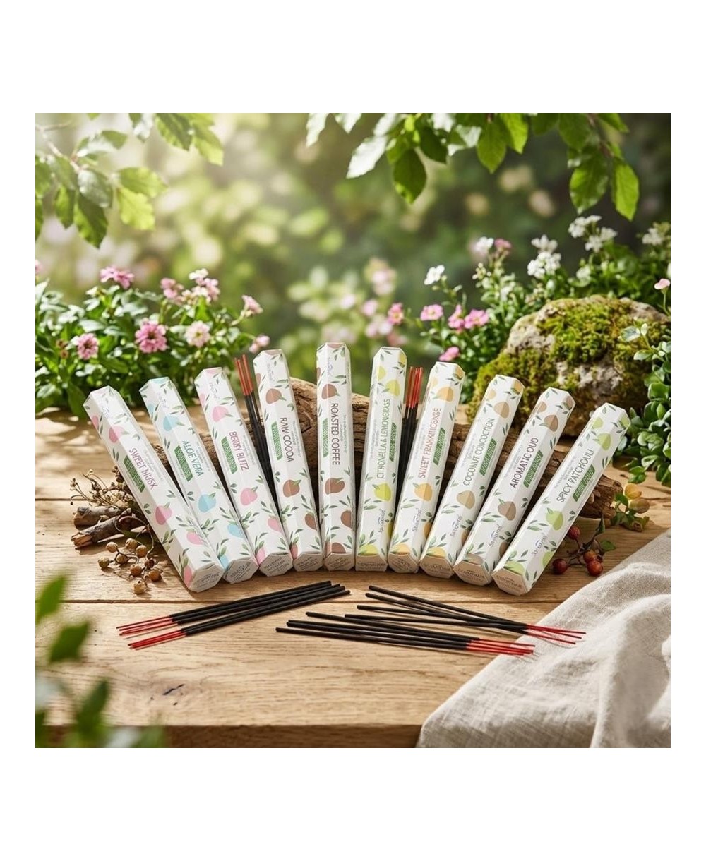 Caja de incienso Herbal Premium Stamford elaborado a base de plantas naturales y resinas.