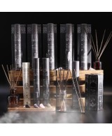 Set de incienso ritual con péndulo de cristal natural y mapa de adivinación.