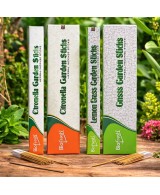 Caja de Incienso BioFresh Garden con varillas extralargas para exterior.