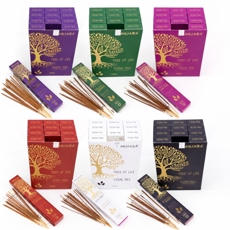 Colección de Inciensos Banjara Árbol de la Vida.