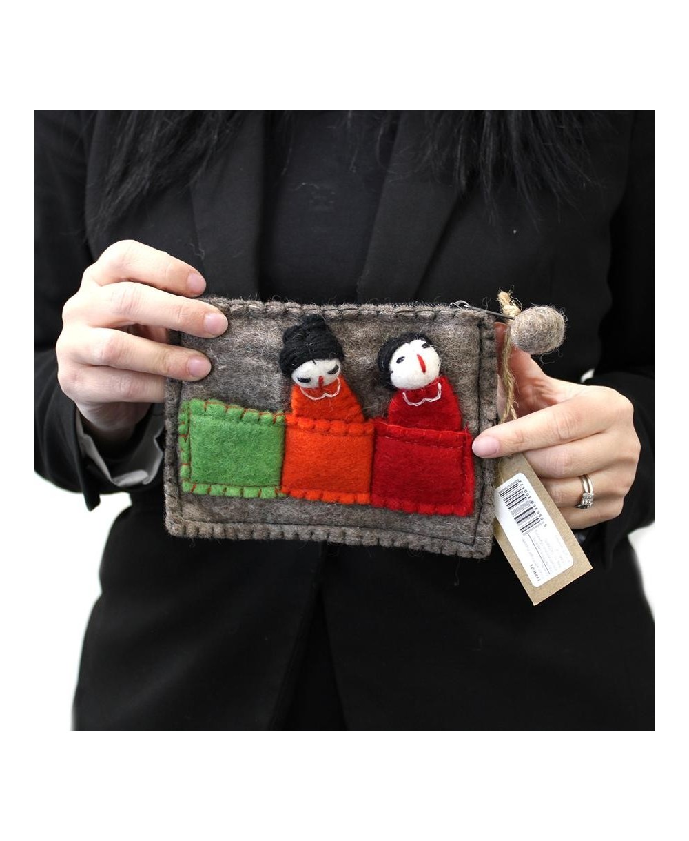 Estuche de Fieltro con Marionetas de Dedo Infantil y Creativo