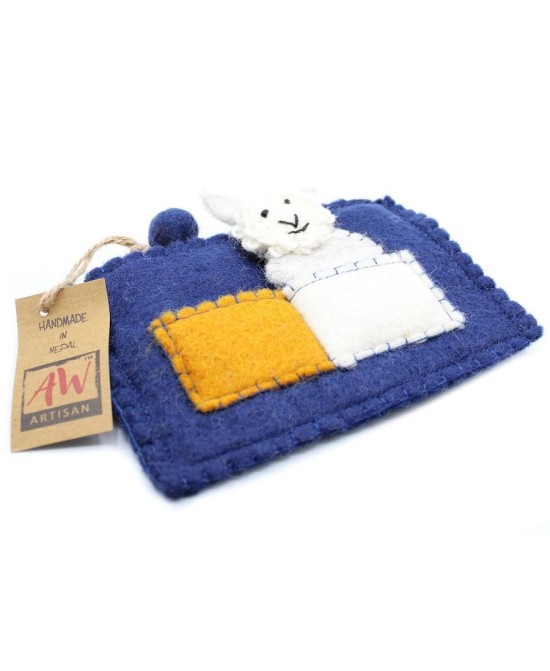 Estuche de Fieltro con Marionetas de Dedo Infantil y Creativo