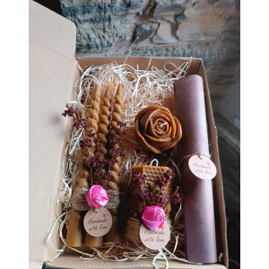 Velas de Cera de Abeja Pack Rosas | Aroma Natural – Jessimistica