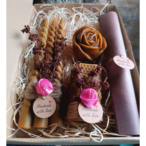 Velas de Cera de Abeja Pack Rosas | Aroma Natural – Jessimistica