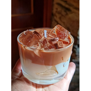 Vela artesanal leche con chocolate y galletas | Jessimistica