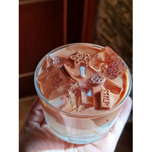 Vela artesanal leche con chocolate y galletas | Jessimistica