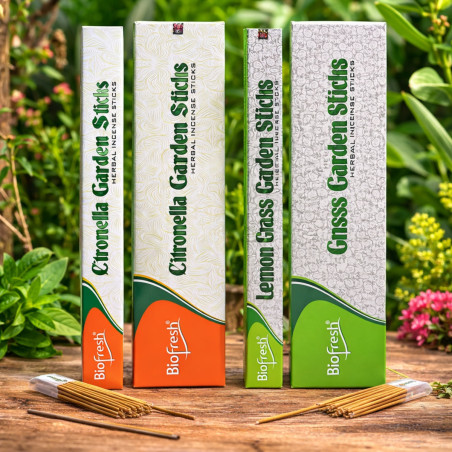 Inciensos en varillas Biofresh, disponible en 2 aromas.