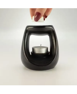 Quemador Cerámico Zen Negro