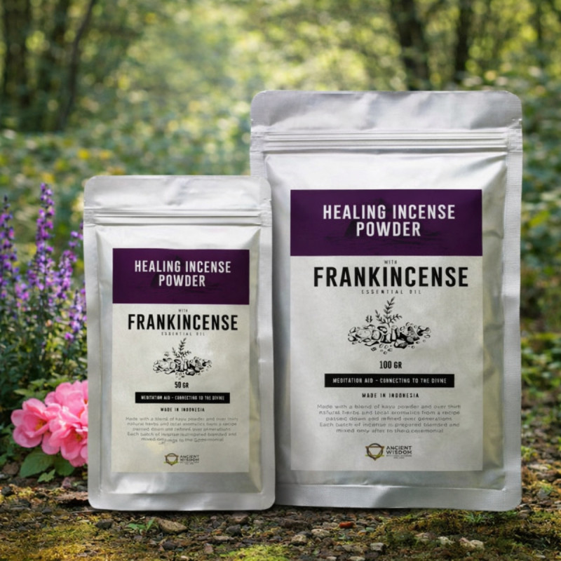 Polvo de Incienso de Frankincienso en dos tamaños disponibles a elegir.