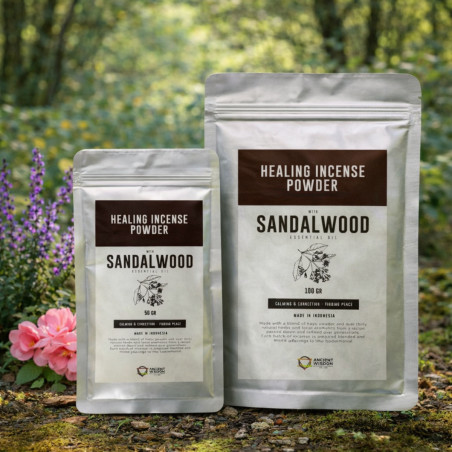 Polvo de Incienso de Sándalo en dos tamaños a elegir.