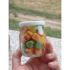 Cera Perfumada Natural Cítricos en Corazones | Jessimistica