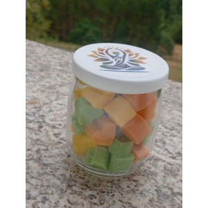 Cera Perfumada Natural Cítricos en Corazones | Jessimistica