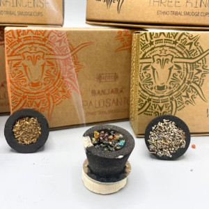 Copas de Resina Banjara varios aromas disponibles.