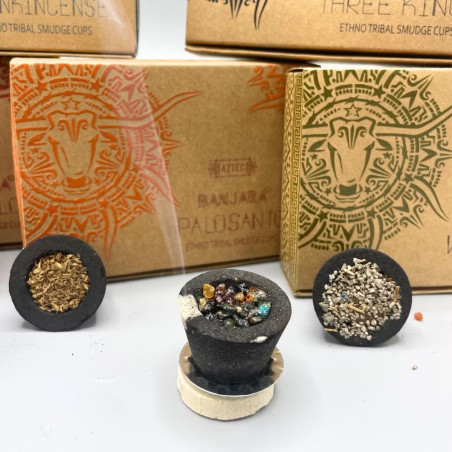 Copas de Resina Banjara varios aromas disponibles.