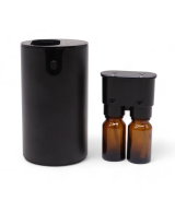 Nebulizador doble para aceites esenciales sin agua con dos botellas de 10 ml.