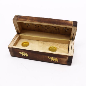 Cajas de madera para conos de incienso en 3 tamaños a elegir.