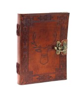 Cuaderno de Cuero Diseño Ciervo  | Jessimistica