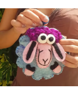 Monedero Ovejita Artesanal de Fieltro