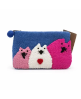 Monederos de Fieltro Tres Gatos – Pack de 3